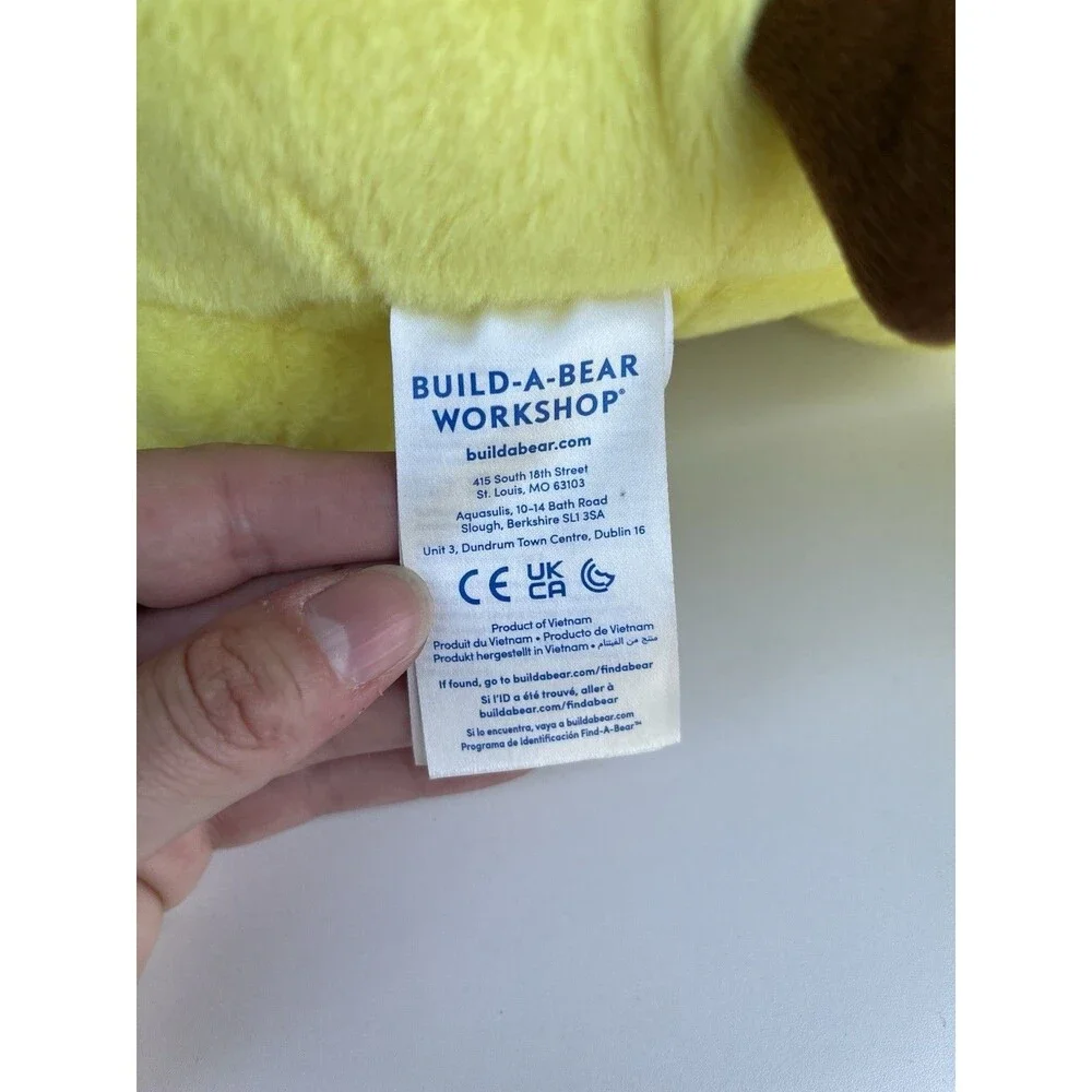 Build a Bear Pokémon Pikachu Plush Stuffed Animal Yellow Doll Nintendo